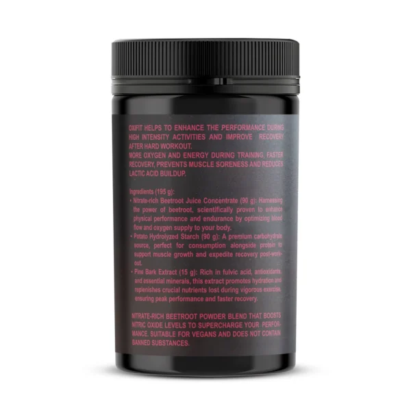 OxiFit - Prebiootiline spordijoogi pulber - Image 2