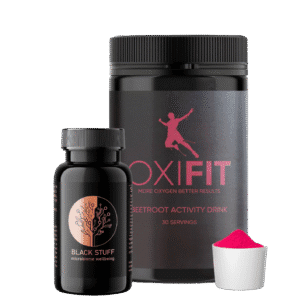 Black Stuff pulber, 90 kapslit + Oxifit spordijoogi pulber